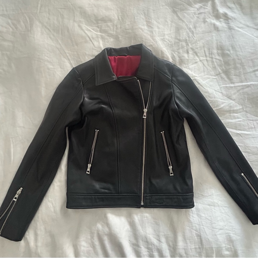 GORGEOUS Kids Size 12 Leather Jacket, bought in Europe for $250+; deep discount!